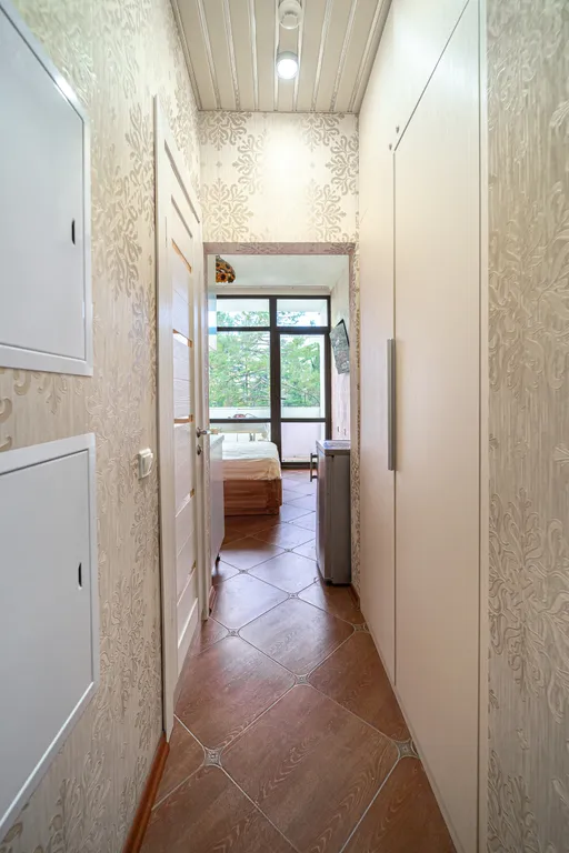 Очень теплый апартамент с открытым балконом, кухней, парковкой