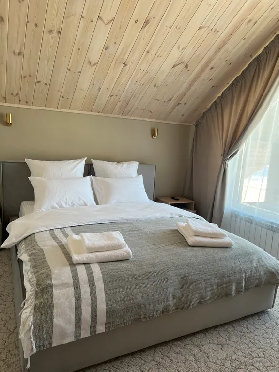 Дом в современном стиле с видом на горы