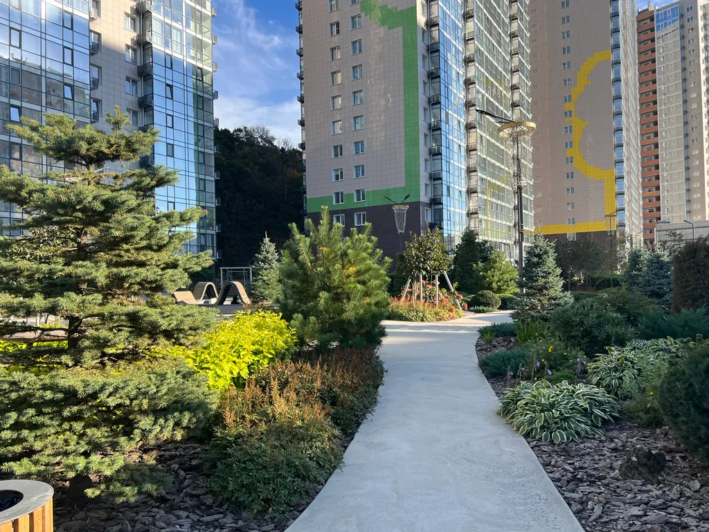 Уютная и светлая современная квартира в новом ЖК Зеленый бульвар