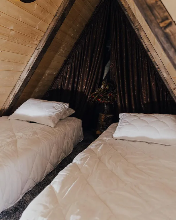 Отдых в горах в домике A-frame