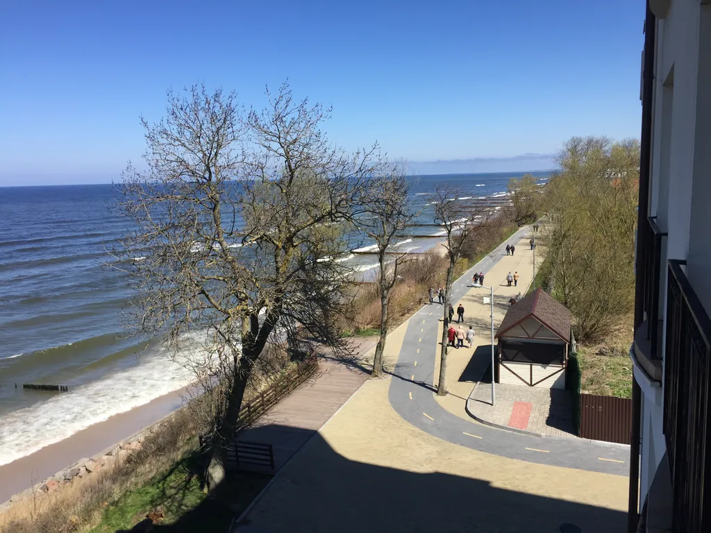 Апартамент белая волна с видом на море