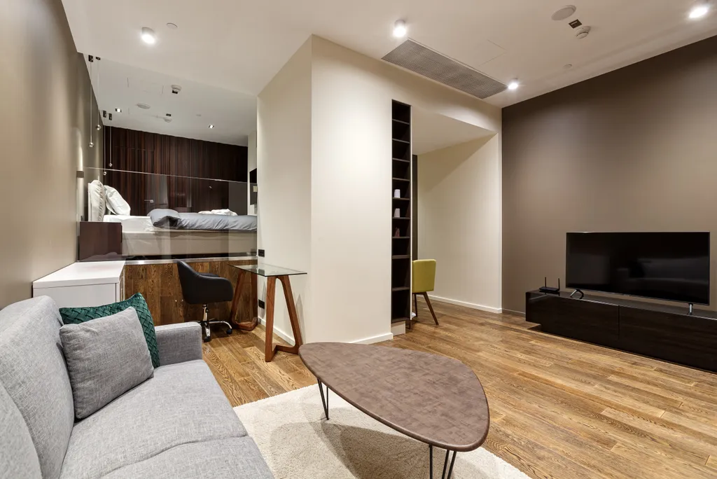 Двухуровневый апарт в Москве Сити