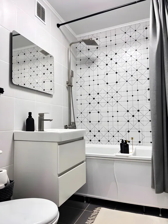 Современная студия в тихом районе, с отличным ремонтом