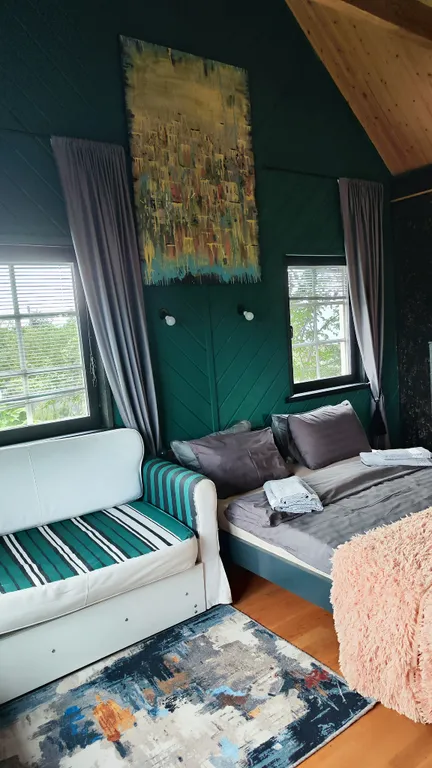 Лофтхаус у курорта завидово с костровищем и сауной