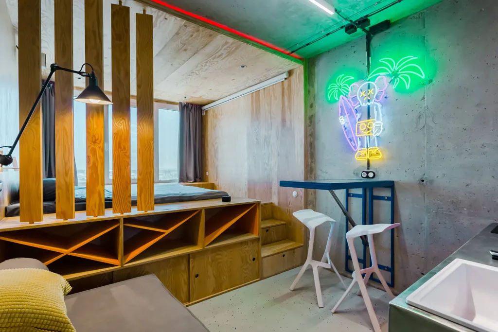 Квартира Уникальная студия с самым высоким подиумом — аренда посуточно в Ростов-на-Дону