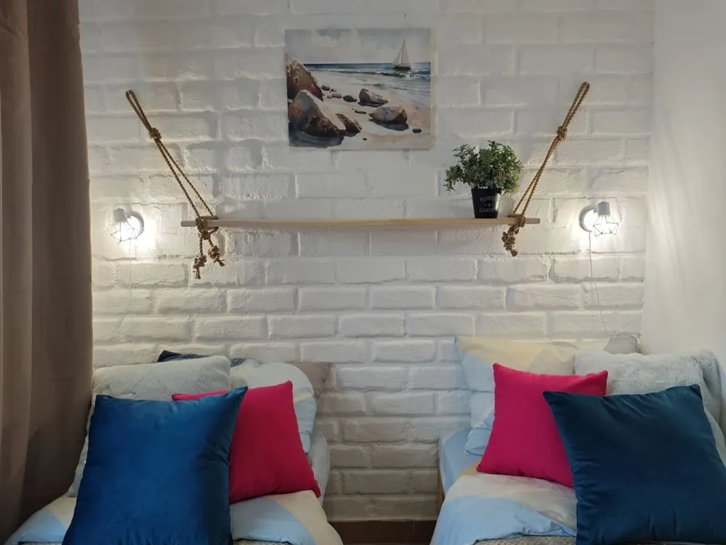 Уютная студия на двоих с кроватью-трансформером