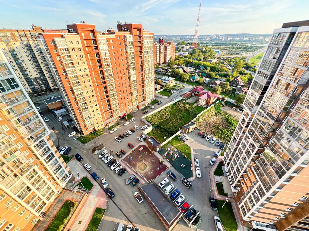 Квартира в центре с видом на Модный квартал и Ангару