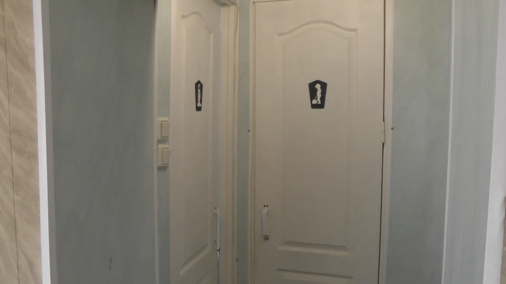 Ванная комната и туалет общие на этаже