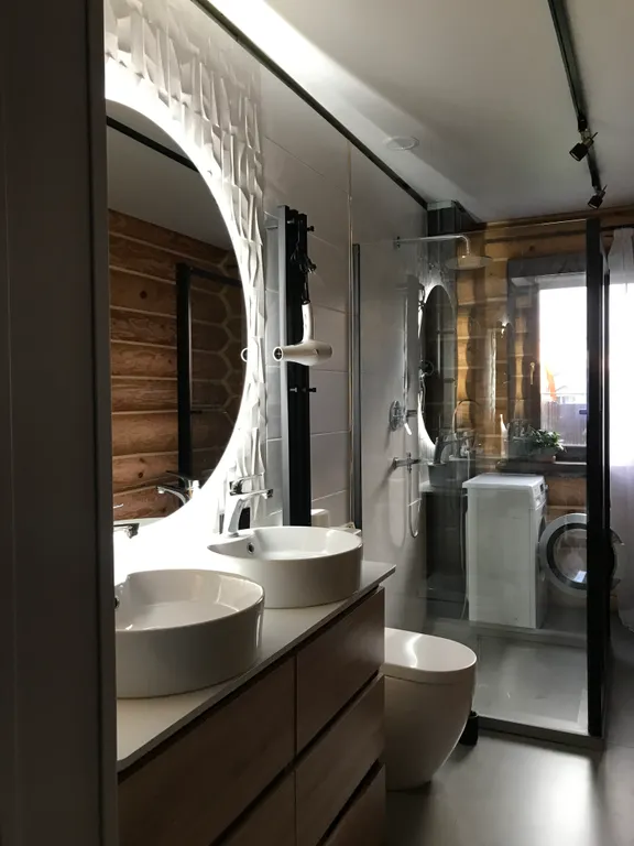 Загородный дом с русской баней на дровах