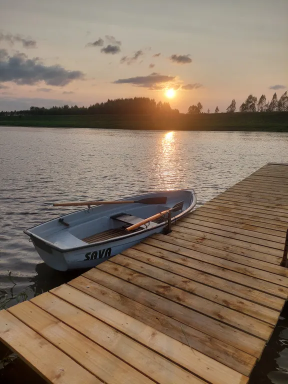 Домик на берегу Волги