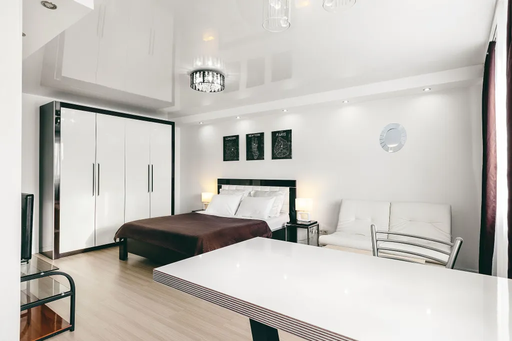 Квартира с кондиционером и горячей водой, центр