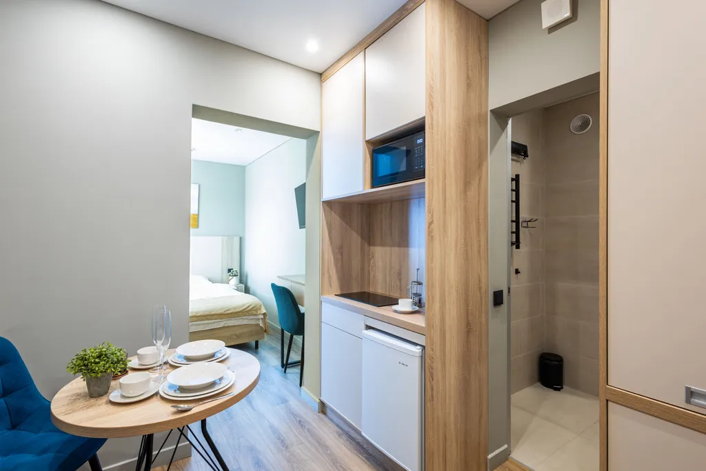 Квартира Квартира Дизайнерская студия у метро — Москва