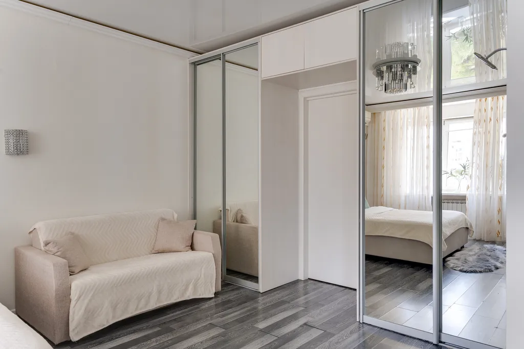 Однокомнатная квартира с камином