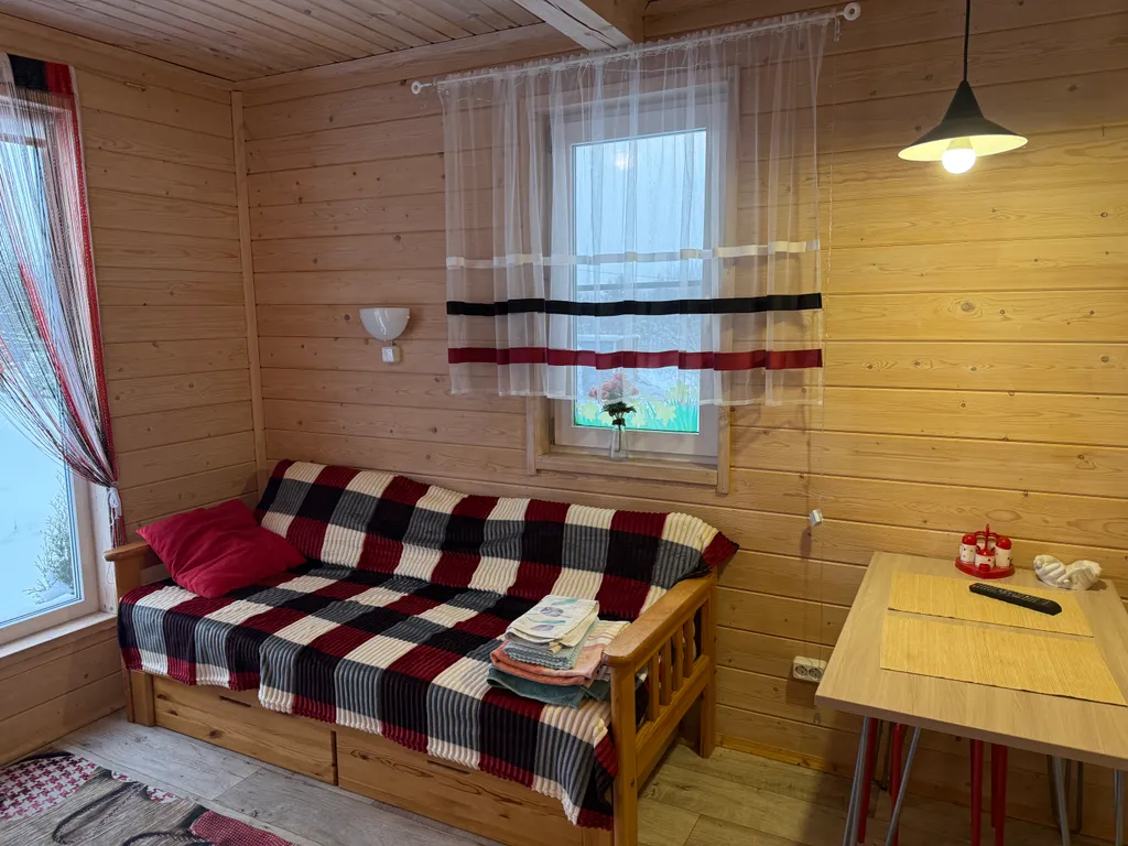 Уютный уголок с видом на горнолыжные трассы