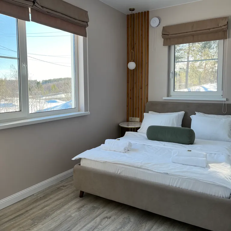 Vuori 1 - дом с видом на озеро в Карелии