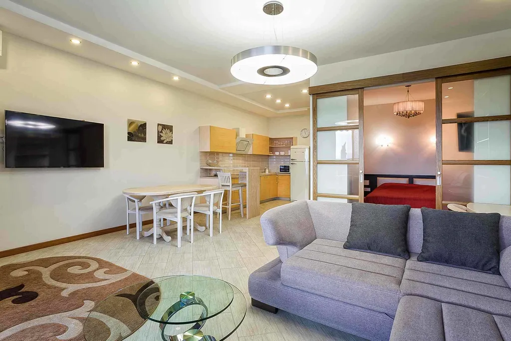 Квартира № 47 в современном жилом комплексе с видом на море