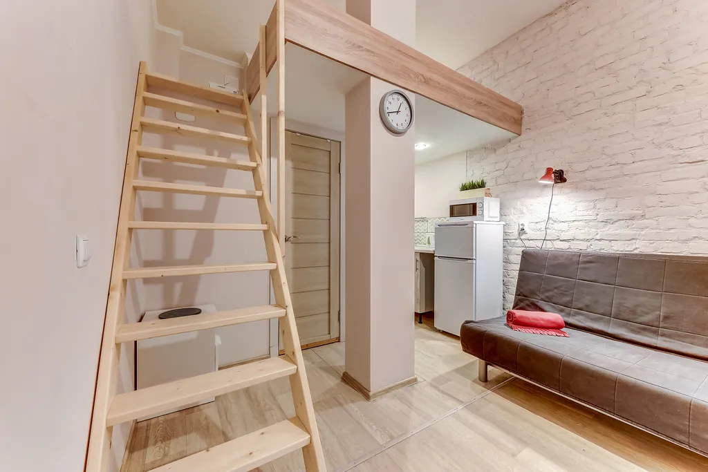 Квартира Квартира Двухуровневая студия в 5 минутах от метро Лиговский проспект — Санкт-Петербург