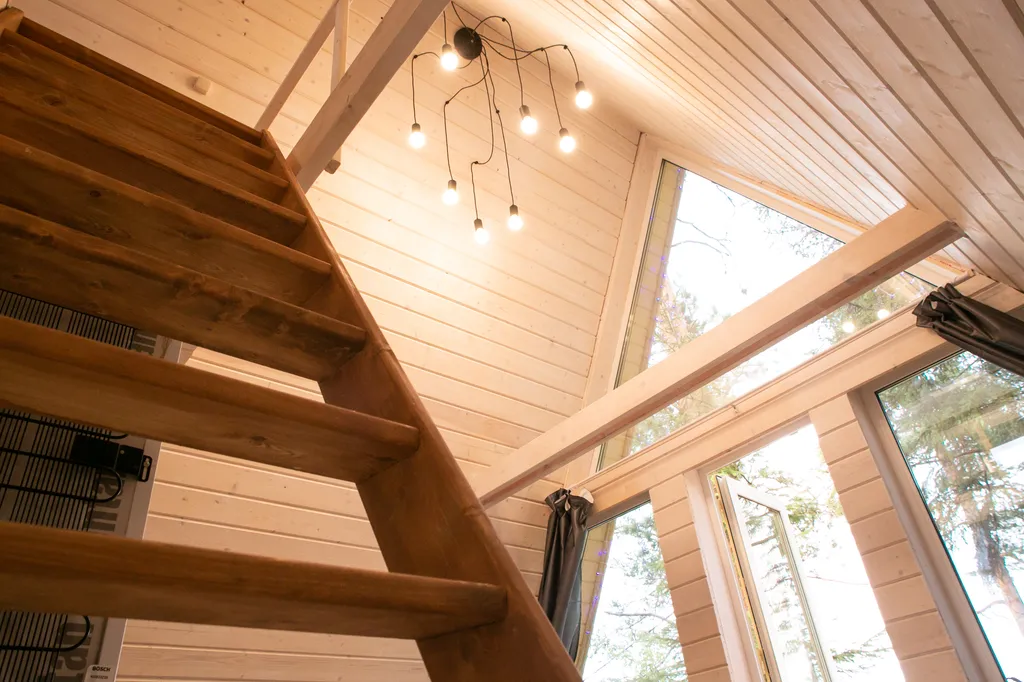 А-фрейм дом на горе