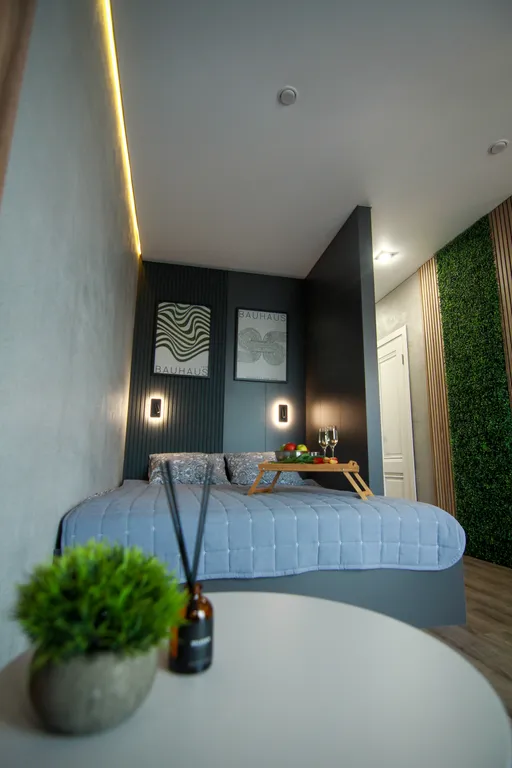 Стильная студия с панорамным видом