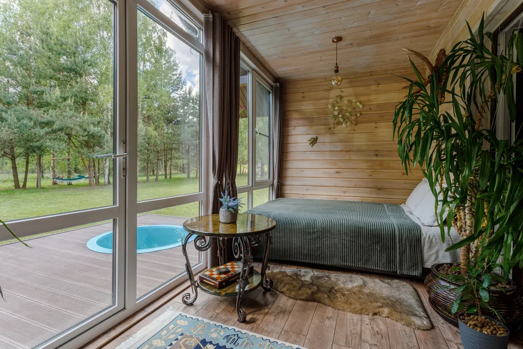 Дом с русской баней и горячей купелью