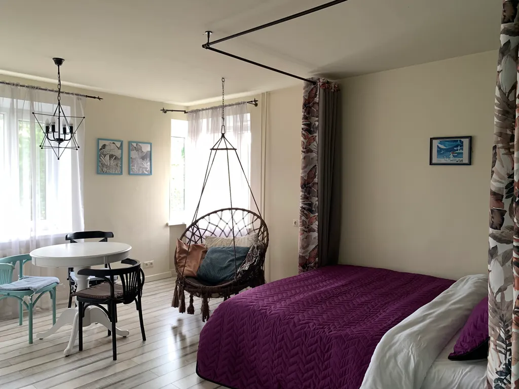 2-комнатная квартира с подвесной качелью в Зеленогорске — аренда посуточно в Зеленогорск