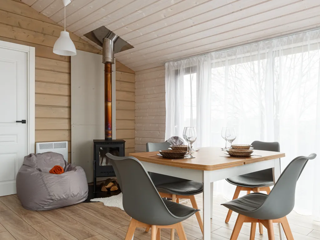 Семейный дом с баней и печью