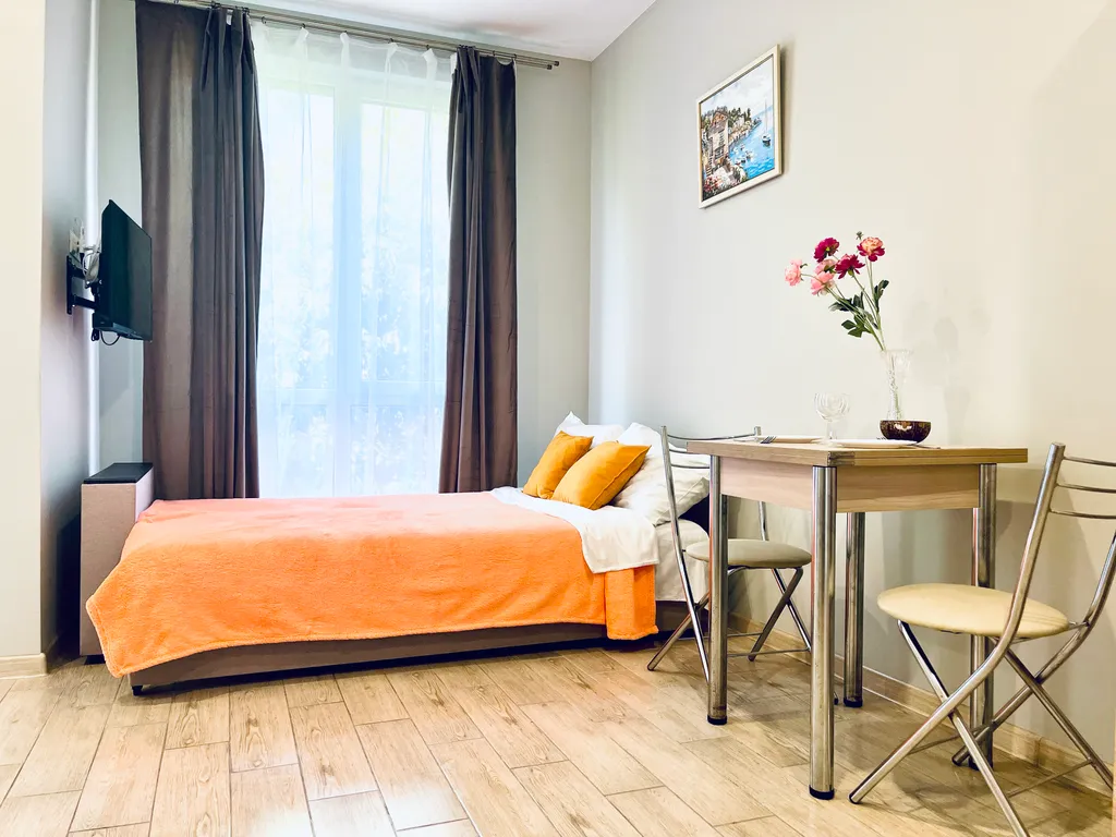 Квартира Уютная квартира в ЖК с бассейном недалеко от моря в Кургородке — Сочи