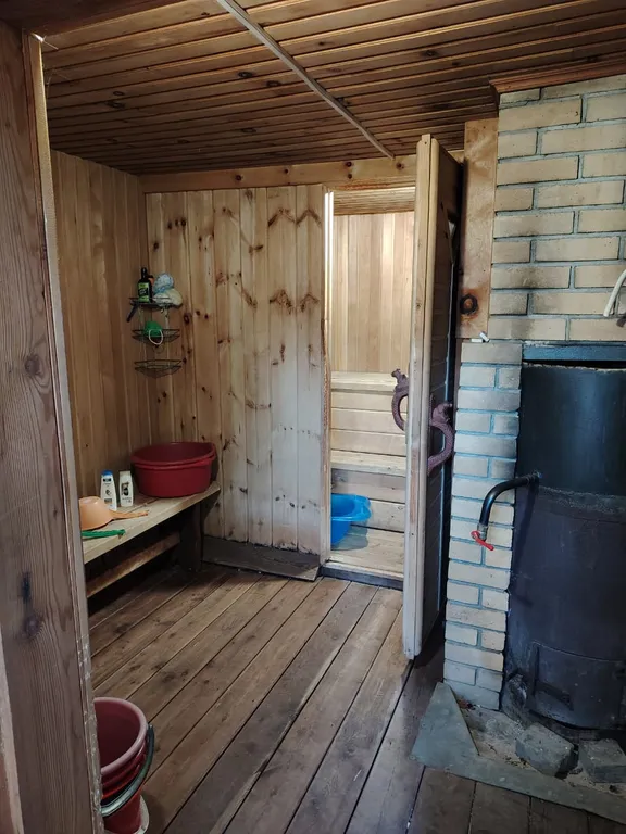 Благоустроенный дом 100кв.м с березовым лесом на территории.