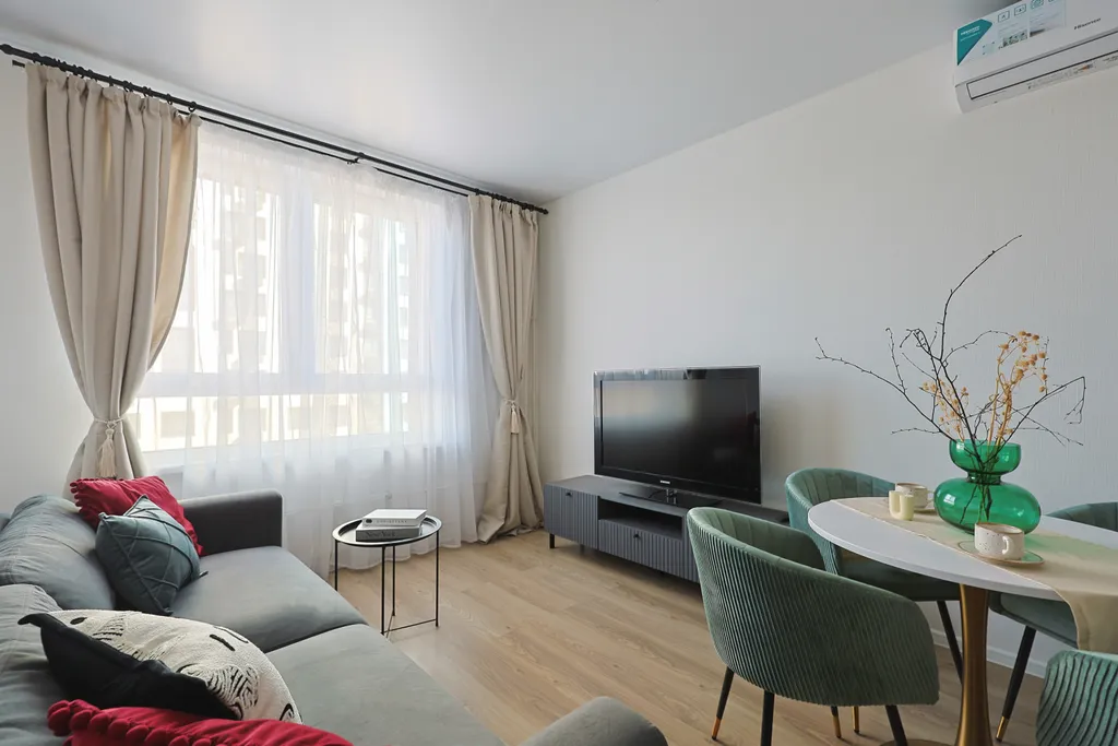 Квартира в спокойных благородных оттенках