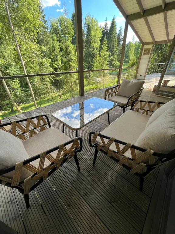 Видовой дом с джакузи и баней