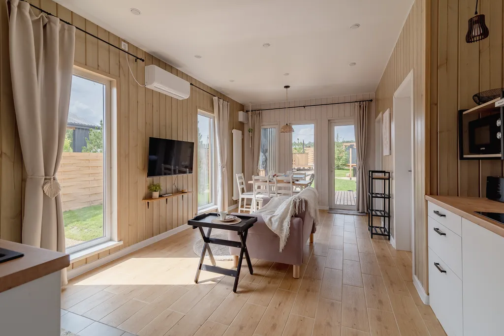 Skandi Белка загородный дом у пруда в подмосковье