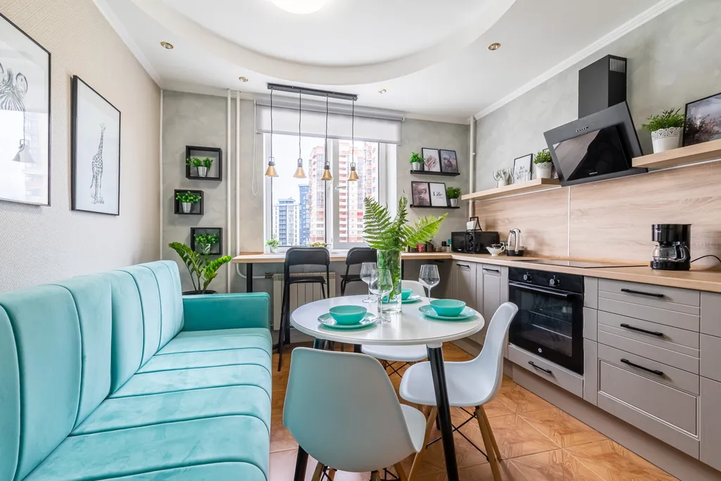 Уютная большая квартира с балконом для приятных вечеров