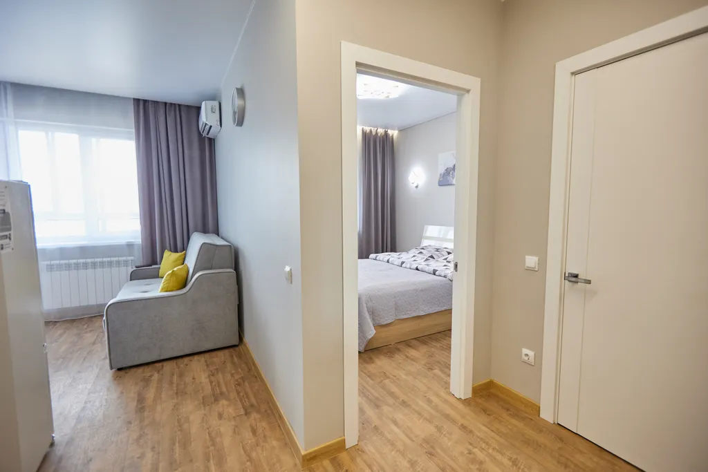 Евродвушка на высоком этаже с красивым видом