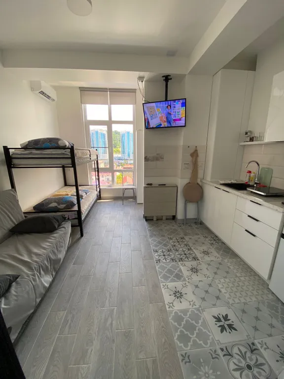 Студия на первой береговой 20 метров до моря