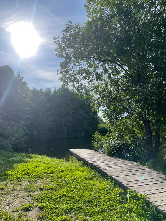 Дом отдыха Переславская усадьба с баней и прудом без соседей