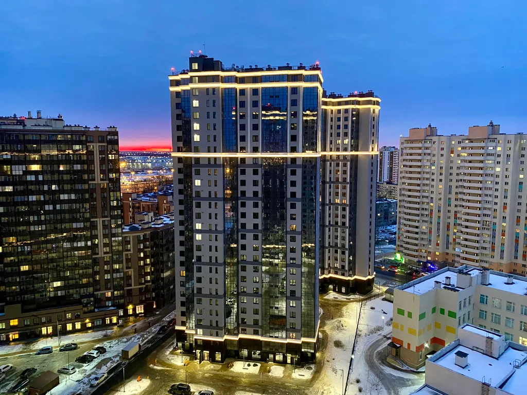 Квартира Видовая квартира на 20 этаже с парковочным местом — Шушары