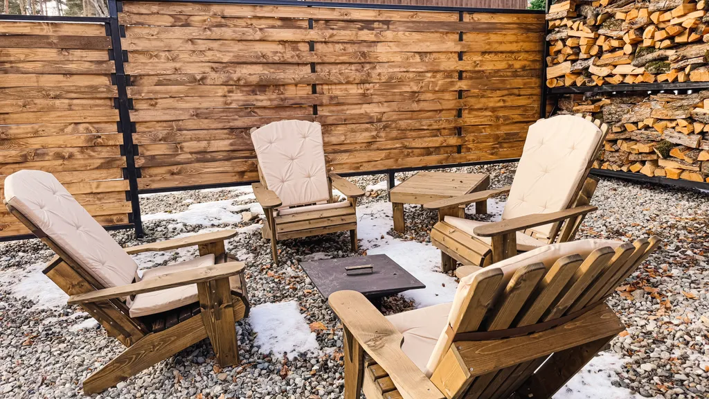 Barnhouse с балконом и видом на горы