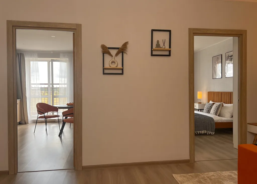 Апартамент Завидово на берегу реки с песчаным пляжем