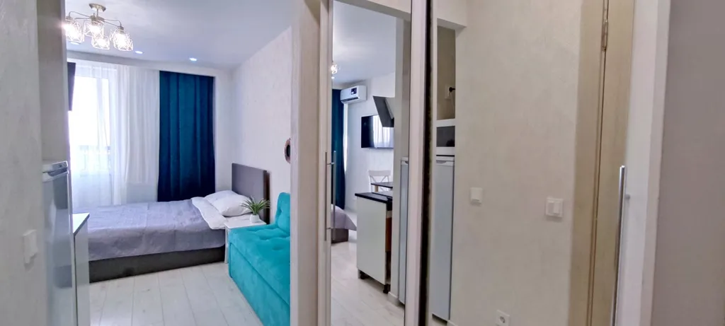 Квартира Видовая студия с большой лоджией, кондиционером и джакузи — аренда посуточно в Всеволожск