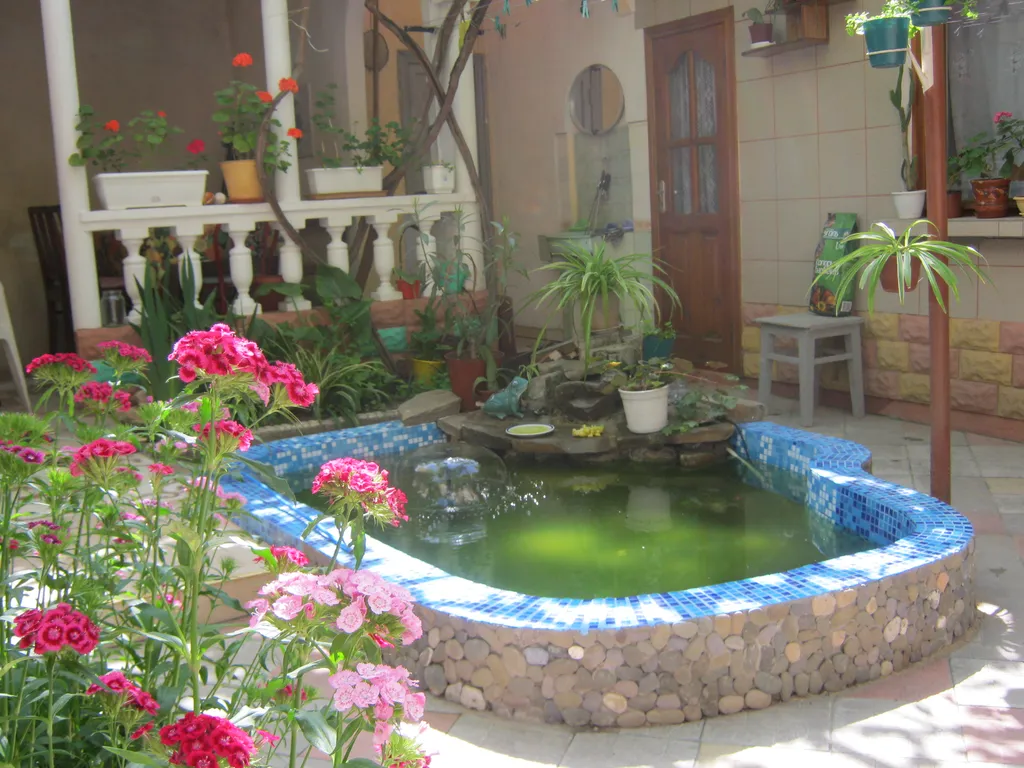 Квартира Жильё в частном доме с видом на бассейн с рыбками — Евпатория