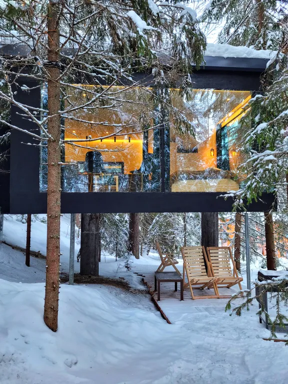 Коттедж комфорт класса с видом на лес