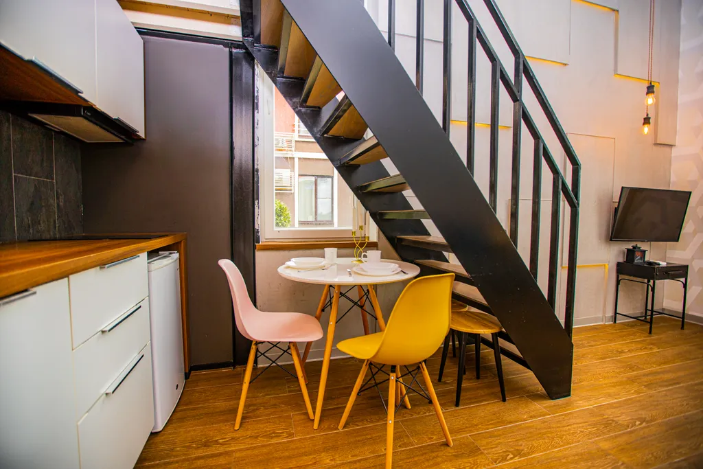 Квартира Апартаменты двухуровневые с кухней до 5 гостей — Сириус