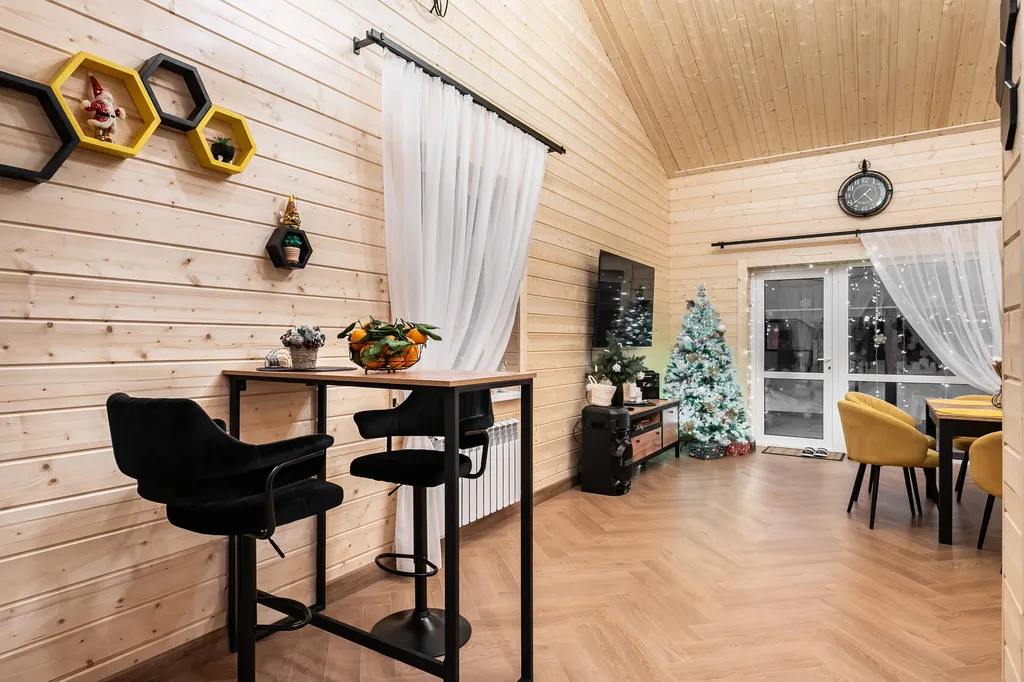 Коттедж Эко-дом Пчёлка в живописном лесу — Минино (Раменский м/о)