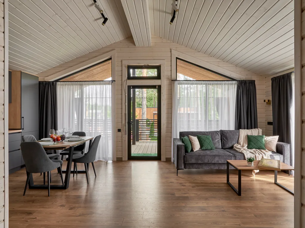 Дом с баней и зоной отдыха