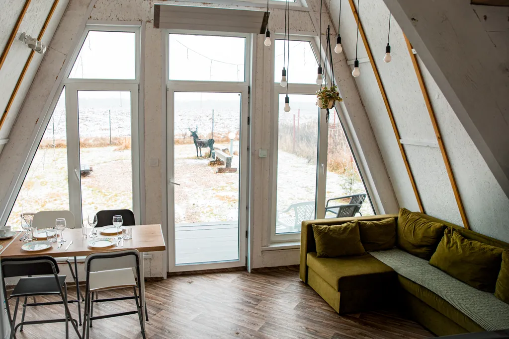 Дом с террасой и мангальной зоной для отдыха