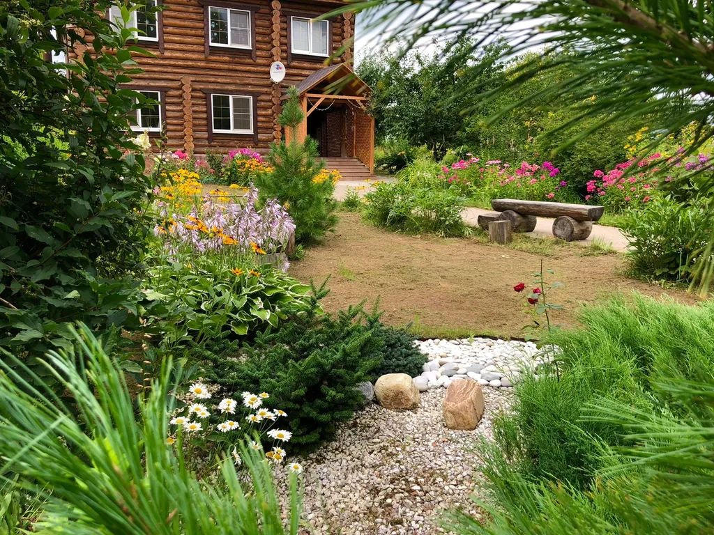 Большой дом с русской баней на дровах и чаном в Зелёном городе