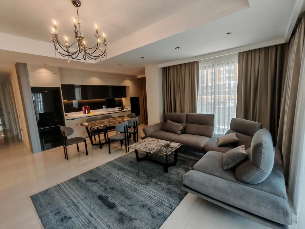 Квартира 2+1 XL в Azura World c видом на бассейн и аквапарком — аренда посуточно в Аланья