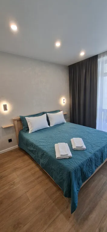 Квартира Уютная квартира - студия в "Garden" с частичным видом на море — Севастополь