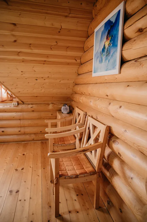 Семейный номер гостевого центра на берегу пруда (прокат снегохода)