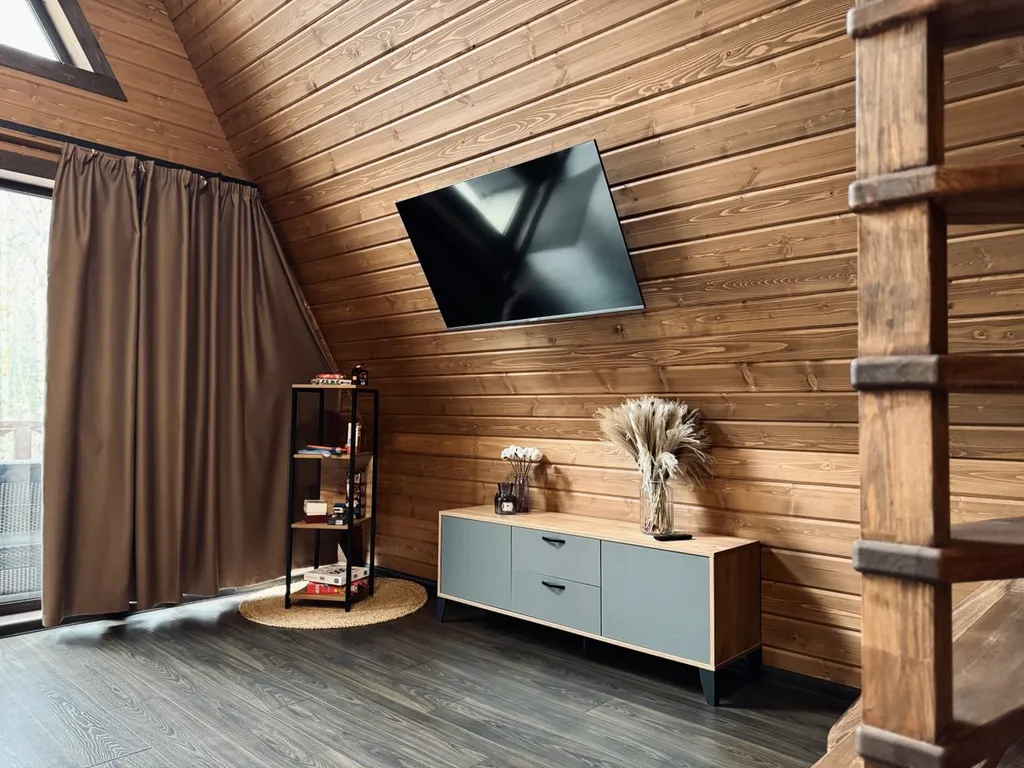 Коттедж Просторный дом A-frаmе у леса — Кискелово